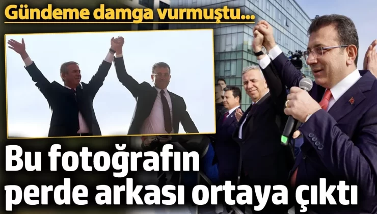 Ekrem İmamoğlu ile Mansur Yavaş’ın ele ele pozunun perde arkası ortaya çıktı