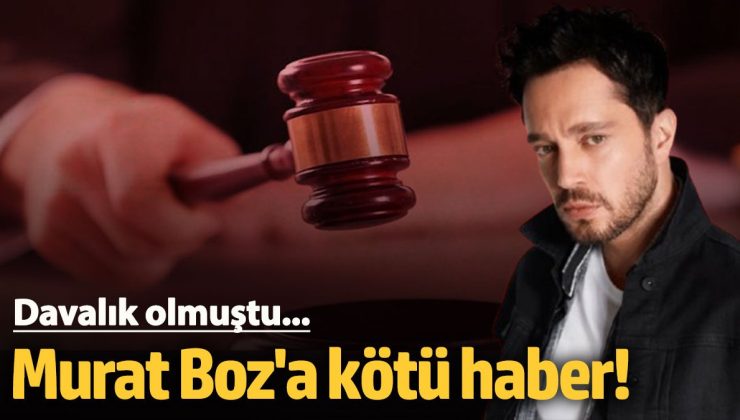 Davalık olmuştu, Murat Boz’a kötü haber.  kaybettiği dava için 83 bin 759 TL tazminat parası  ödeyecek