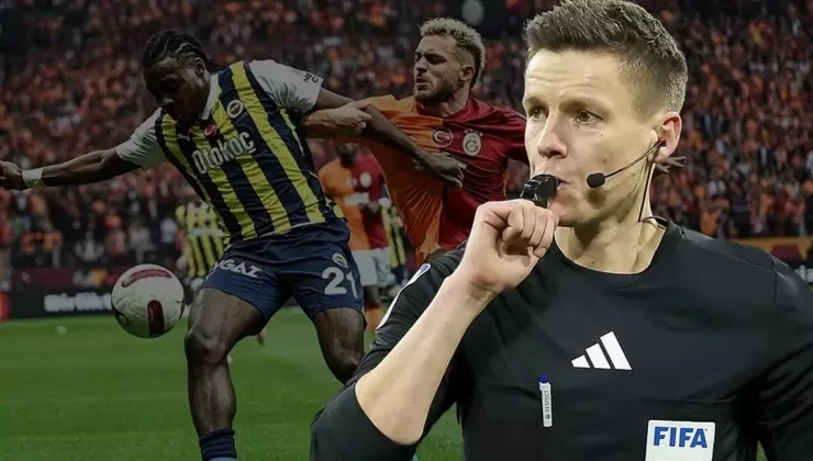 Derbi olarak nitelendirilen Galatasaray-Fenerbahçe maçına yabancı hakem!