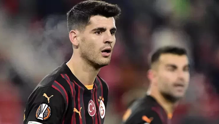 Galatasaray’da Alvaro Morata şoku! Yıldız golcü Fenerbahçe derbisinde yok