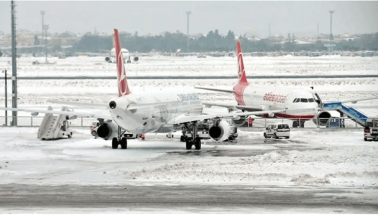 Türk Hava Yolları’nın İstanbul-Ercan-İstanbul arasındaki iki seferi iptal edildi