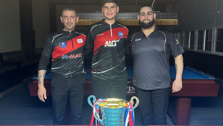 BİLARDO BÜYÜKLER KATEGORİSİNDE ŞAMPİYON EFE ÖZKUTAYLI