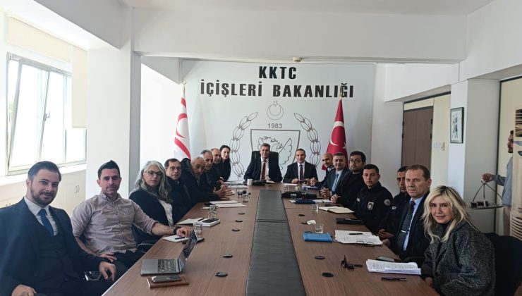 İçişleri Bakanlığında binaların yangından korunması ile ilgili tüzük toplantısı yapıldı