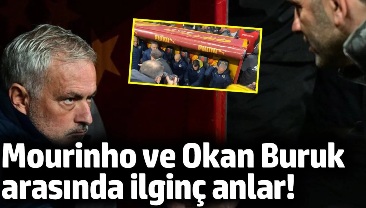 Mourinho selam vermedi Okan Buruk yanına geldi