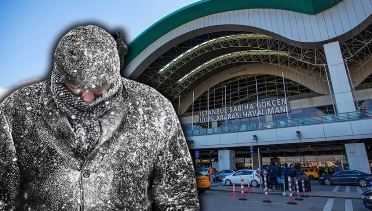 Uçuşlara kar engeli! Tarih verildi: Sabiha Gökçen Havalimanı’nda çok sayıda uçuş iptal edilecek