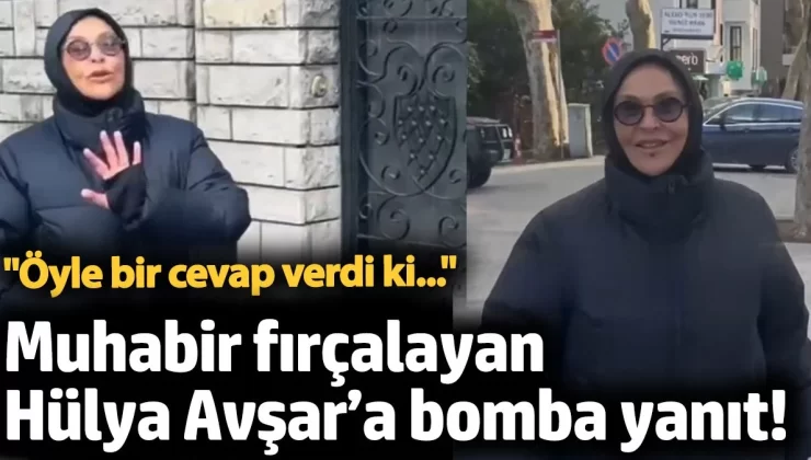 Muhabir fırçalayan Hülya Avşar’a bomba yanıt! ‘Öyle bir cevap verdi ki…”