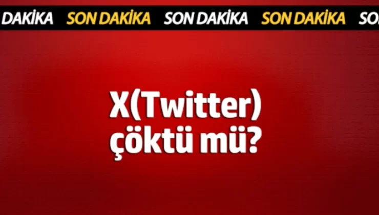 X (Twitter) çöktü mü? X (Twitter) neden açılmıyor, X’te (Twitter) “Bir sorun oluştu. Yeniden yüklemeyi dene” hatası nedir?