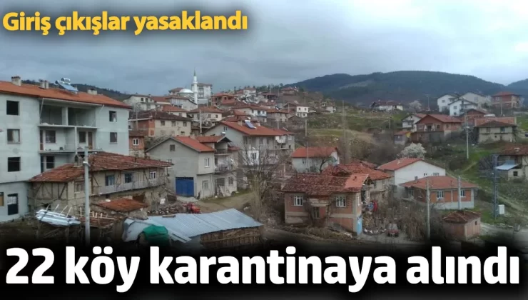 Bolu’da ŞAP hastalığı nedeniyle 22 köy karantinaya alındı