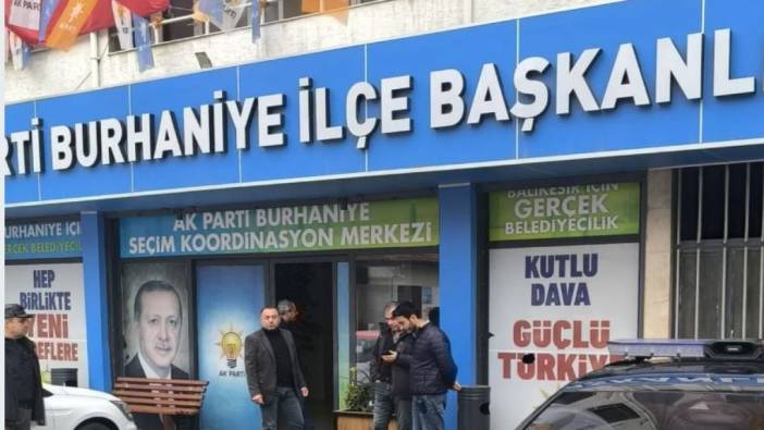 AKP ilçe binasına taşlı saldırı!