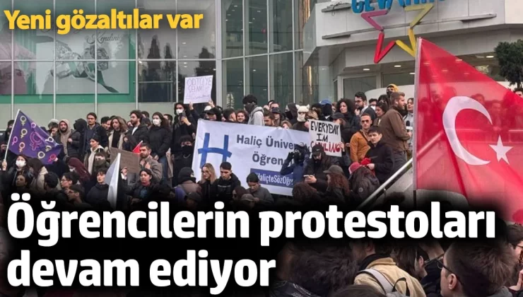 Öğrencilerin protestoları devam ediyor