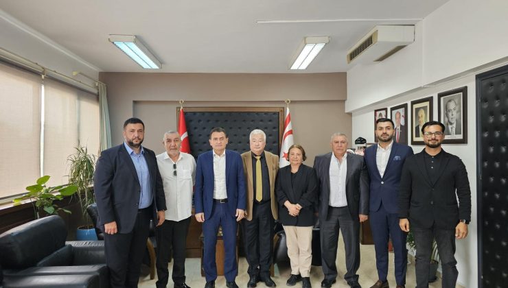 İçişleri Bakanı Dursun Oğuz, Emlakçılar Birliği Heyetini Kabul Etti