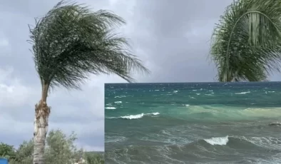 8 şiddetindeki fırtınamsı rüzgârlar yarın 12.00’ye dek 7 şiddetinde esmeye devam edecek
