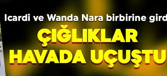 Galatasaraylı Mauro Icardi ile Wanda Nara birbirine girdi! Olaya polis müdahale etti, çığlıklar havada uçuştu