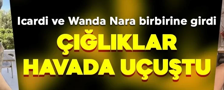 Galatasaraylı Mauro Icardi ile Wanda Nara birbirine girdi! Olaya polis müdahale etti, çığlıklar havada uçuştu