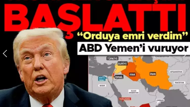 ABD Yemen’i vurdu: Trump böyle izledi! Çok sayıda ölü ve yaralı…