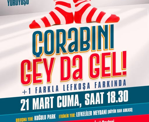 Lefkoşa 21 Mart’ta Çorabını Giyerek bir araya gelecek
