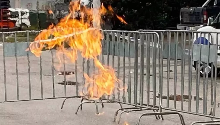 Kocaeli’de yer altından çıkan gaz 6 gündür yanıyor