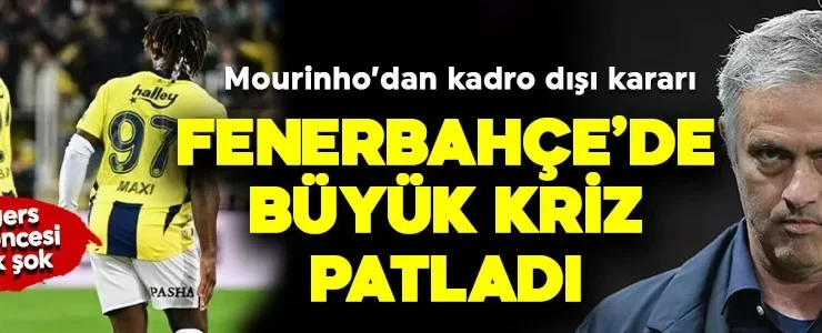 Fenerbahçe’de 8 milyon euroluk büyük kriz patlak verdi! Rangers maçı öncesinde kadro dışı bırakılan yıldız futbolcudan Mourinho’ya sert gönderme