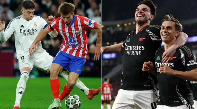 Şampiyonlar Ligi’nde çılgın gece! Madrid derbisi nefes kesti, Arsenal tarihe geçti! 4 maçta 17 gol atıldı