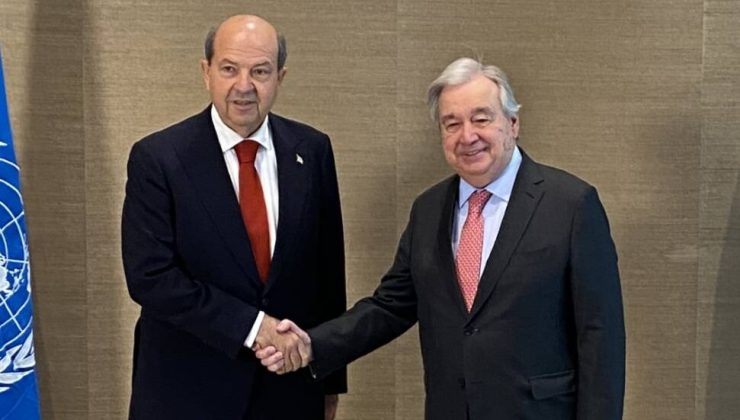 Kıbrıs Konferansının ikinci gününde Tatar ile Guterres bir araya geldi