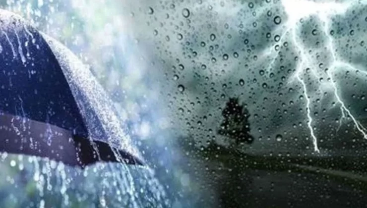 Meteoroloji Dairesi bugün ve yarın yer yer sağanak ve gök gürültüsü sağanak beklendiğini duyurdu