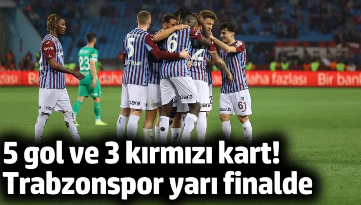 Türkiye Kupası’nda inanılmaz maç! Bu maçta yok yok… 3 kırmızı kart 5 gol! Trabzonspor Bodrum FK’yı uzatmalarda devirdi adını yarı finale yazdırdı