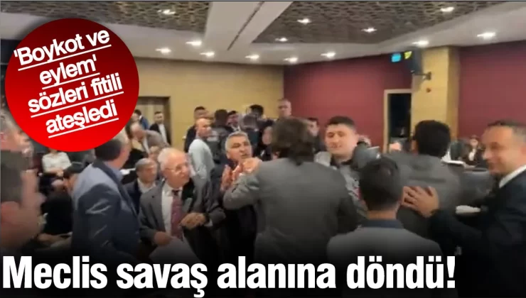 Meclis savaş alanına döndü! Boykot ve eylem sözleri fitili ateşledi