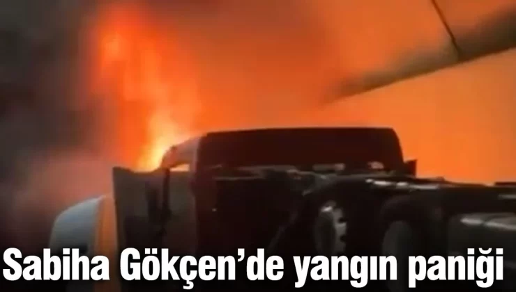 Sabiha Gökçen Havalimanı Tüneli’nde korkutan yangın