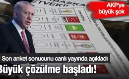 Büyük çözülme başladı! Son anket sonucunu canlı yayında açıkladı