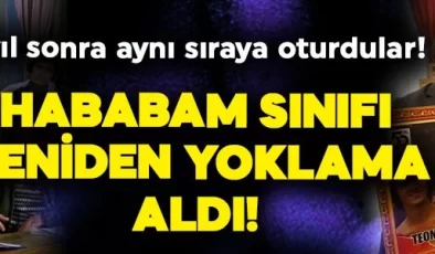 Hababam Sınıfı’nın efsaneleri 50’nci yılda bir araya geldi! Seneler sonra aynı sıralara oturdular.