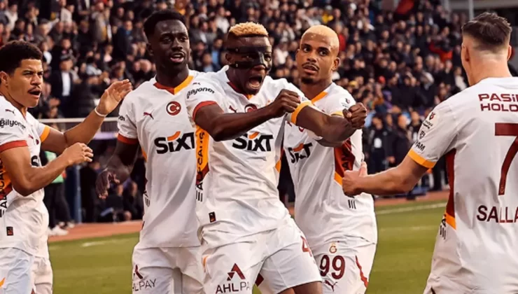2024-2025 sezonu Süper Lig 33. hafta mücadelesinde  Eyüpspor 1-5 Galatasaray 