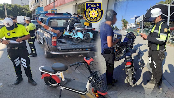 1,952 araç sürücüsü kontrol edildi, 331 araç sürücüsü rapor edildi 33 araç trafikten men edilirken 4 sürücü tutuklandı