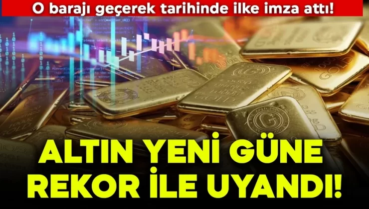 Altında tarihi rekor, ilk kez bu rakamı gördü! Gram altın 4 bin TL seviyesine dayandı. Altın yeni güne rekor ile uyandı! İlk kez o sınırı geçti