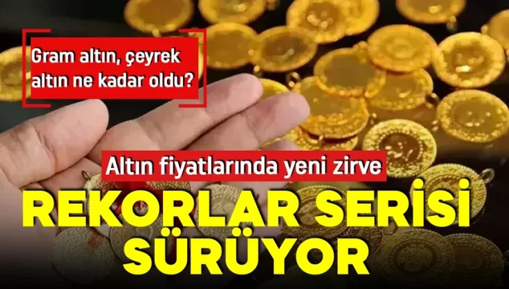 Altında rekorlar serisi devam ediyor.