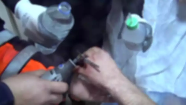 Esentepe’de meydana gelen iş kazasında spiral makinesi ile başparmağını yaraladı