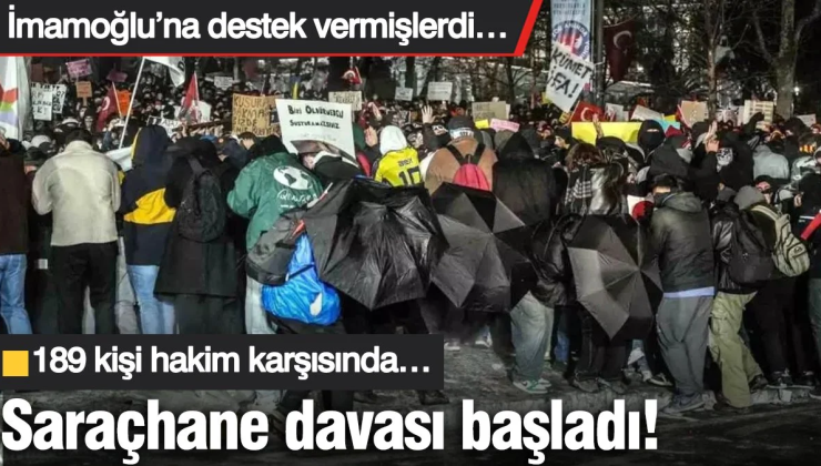 Saraçhane davası başladı! 189 genç hakim karşısında… İmamoğlu’na destek vermişlerdi…