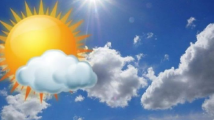 Hava bugün açık ve genellikle az bulutlu olacak