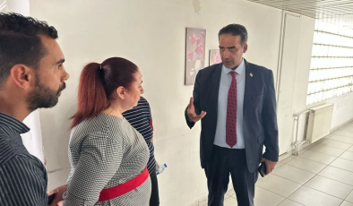 Gardiyanoğlu, kazada yaralanan engelli bireyleri hastanede ziyaret etti 