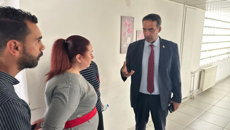 Gardiyanoğlu, kazada yaralanan engelli bireyleri hastanede ziyaret etti 