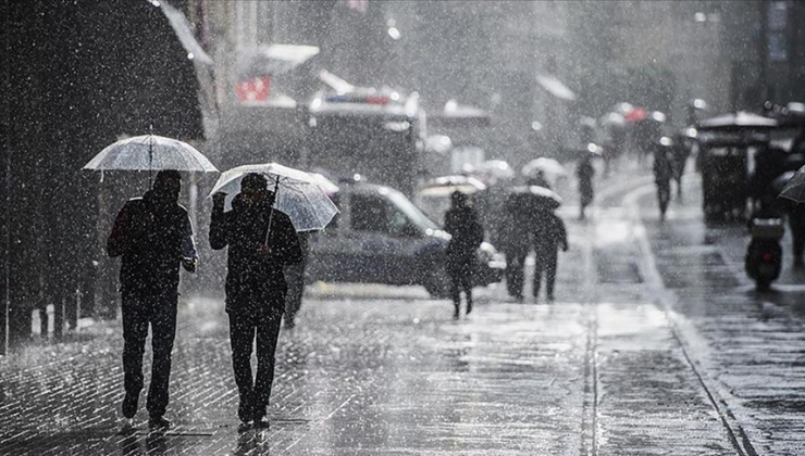Meteoroloji Dairesi bugün havanın parçalı bulutlu, yer yer sağanak yağmurlu olacağını duyurdu