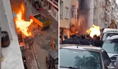 İSKİ çalışmasında doğal gaz patlaması, facianın eşiğinden dönüldü