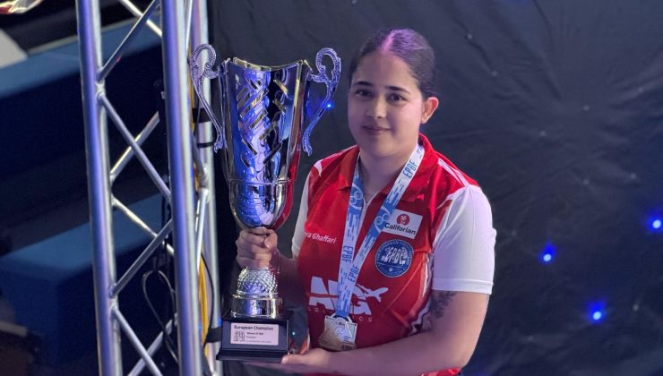 AVRUPA ŞAMPİYONU ALARA GHAFFARİ KUPASINI ALDI