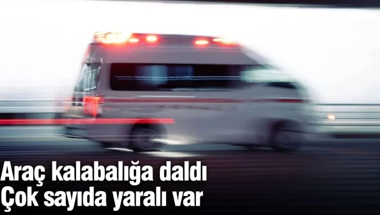 Almanya’da araç kalabalığa daldı, çok sayıda yaralı var