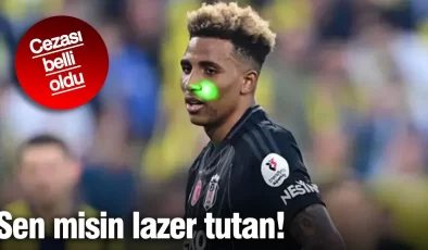 Gedson Fernandes’e lazer tutan taraftara verilen ceza belli oldu