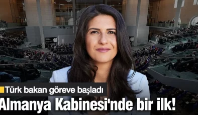Almanya Kabinesi’nde bir ilk! Türk bakan göreve başladı