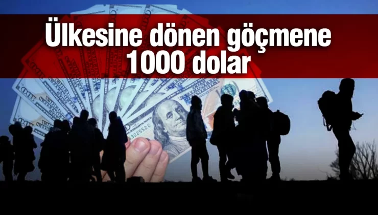 ABD, ülkesine dönen göçmenlere para verecek!