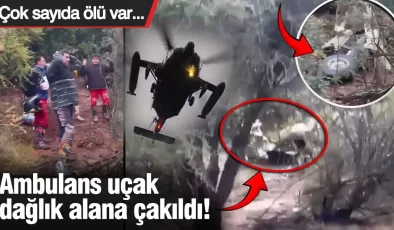Şili’de ambulans uçak dağlık alana çakıldı: 6 ölü!