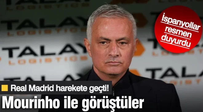 Jose Mourinho sürprizi! Real Madrid ile görüştü
