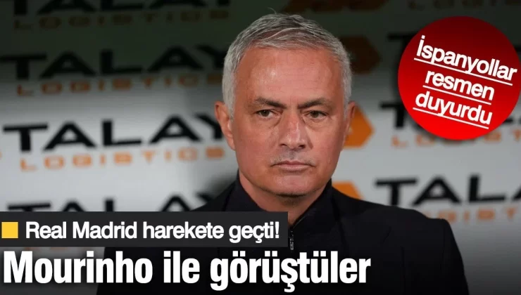 Jose Mourinho sürprizi! Real Madrid ile görüştü