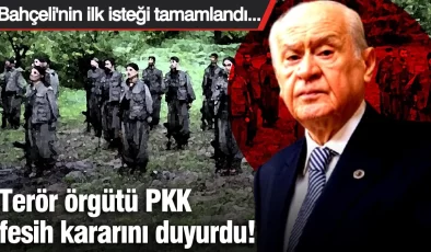 Terör örgütü PKK, fesih kararını duyurdu!